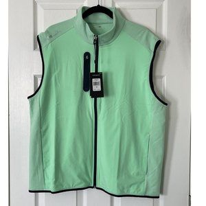 NWT RLX Ralph Lauren Eastward Ho Green Zip Up Vest